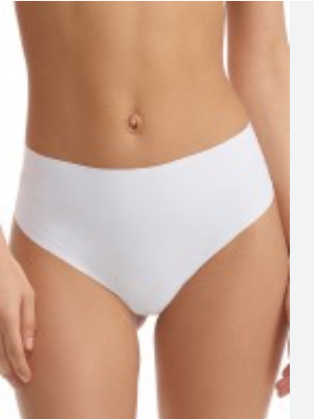 NWT Commando White Classic Mid-Rise Thong S M Seamless